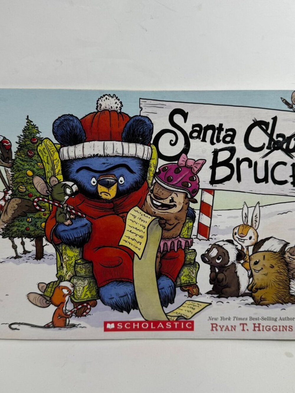 Santa Bruce Ryan T Higgins Scholastic Paperback Childrens Christmas Picture Book